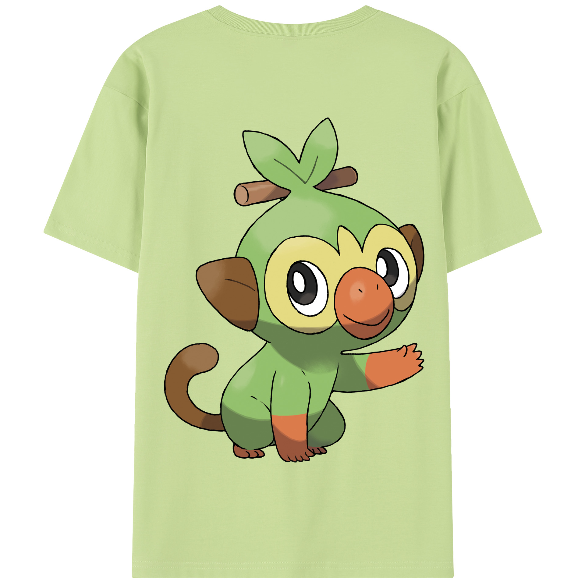 （画像用） ポケットモンスター Pokémon 綿100％半袖Tシャツ（背面プリント）